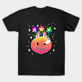 Neon Spooky Garden T-Shirt